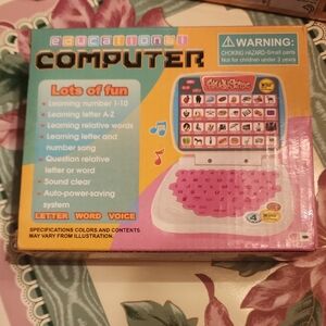 Educational Computer Toy with Pink Keyboard FP $13